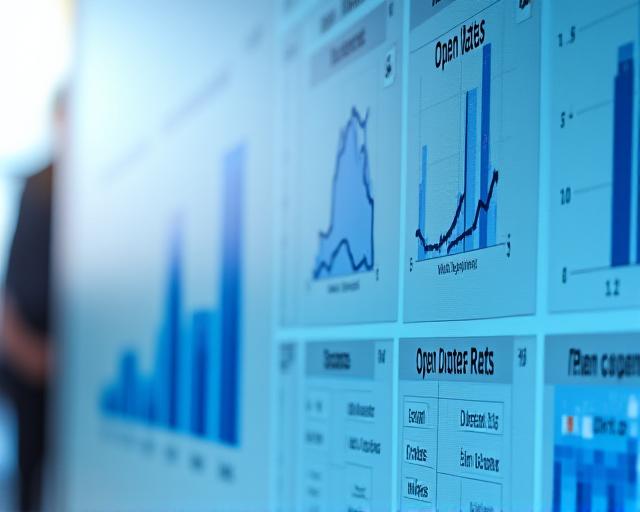 Comprehensive Email Analytics Dashboard Visualization